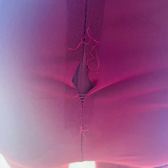 Red Rhinestone Bodysuit - Picture 7 of 9